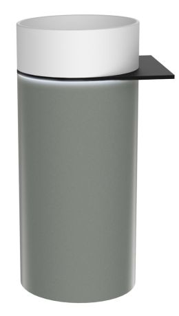 Przejdź do produktu OASIS Umywalka ceramiczna wolnostojąca 40x89x48cm, półka ścienna, verde