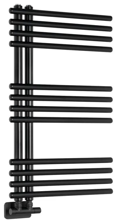 NYMPHA grzejnik łazienkowy 500x800mm, czarny mat
