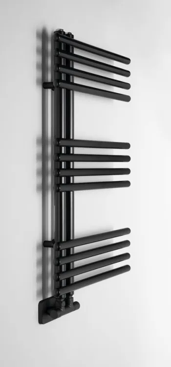 NYMPHA grzejnik łazienkowy 500x800mm, czarny mat