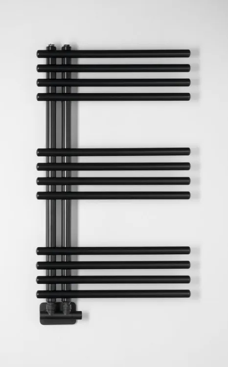 NYMPHA grzejnik łazienkowy 500x800mm, czarny mat
