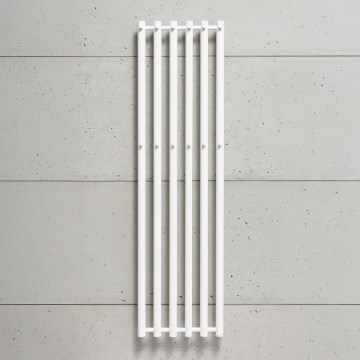 Przejdź do produktu Grzejnik łazienkowy biały 42x150 cm PMH Rosendal R2W/6 