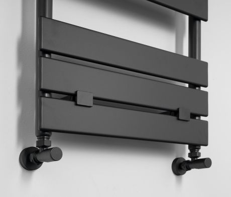 Przejdź do produktu BONDECO grzejnik łazienkowy 500x923mm, czarny mat