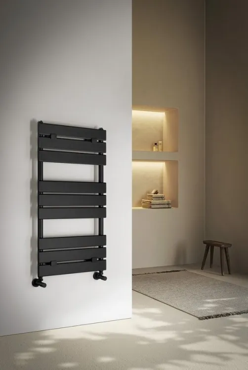 BONDECO grzejnik łazienkowy 500x926mm, czarny mat