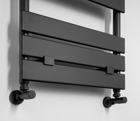 Przejdź do produktu BONDECO grzejnik łazienkowy 500x1266mm, czarny mat