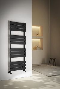 BONDECO grzejnik łazienkowy 500x1266mm, czarny mat