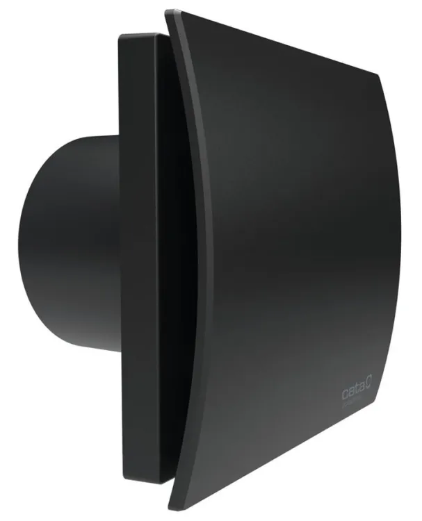 SILENTIS UC TH 10 wentylator łazienkowy, osiowy z automatom, 8W,wylot 100mm, czarny