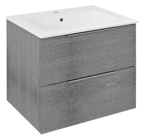 Przejdź do produktu CIRASA szafka pod umywalkę 59,2x52x46cm, dąb srebrny