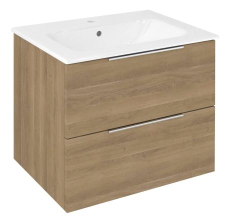 Przejdź do produktu CIRASA szafka pod umywalkę 59,2x52x46cm, dąb cuneo