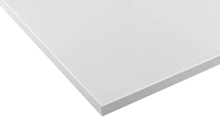 Blat DTDL 90,4x1,8x46,5cm, biały połysk