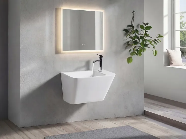 PRIMO umywalka ceramiczna 50x28 cm, biała