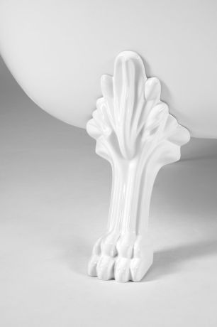 Przejdź do produktu RETRO wolnostojąca wanna 157x76,5x73cm, biała, nogi białe