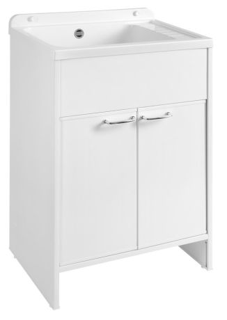 Przejdź do produktu Szafka pod zlew 58,2x78x38,3cm, plastik, biały