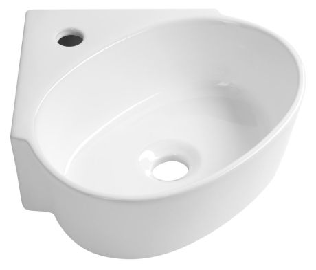 Przejdź do produktu ECKERT umywalka ceramiczna narożna 36x36cm, biały