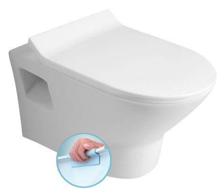 Przejdź do produktu IMOGEN WC wiszące, Rimless, 36x50cm, biały