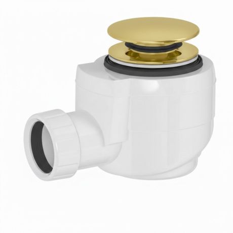 Przejdź do produktu Odpływ wannowy DN40, klik-klak, złoto