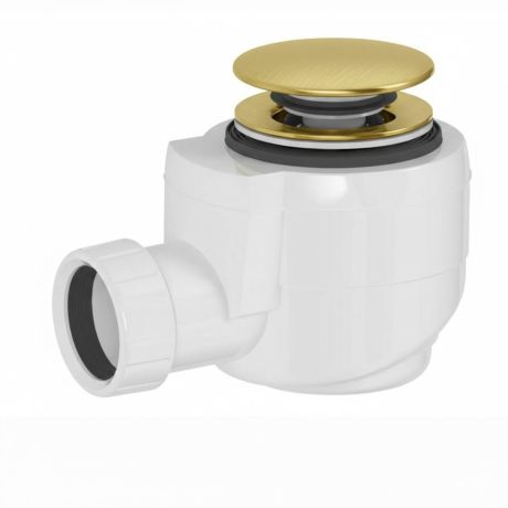 Przejdź do produktu Odpływ wannowy DN40, klik-klak, złoto mat