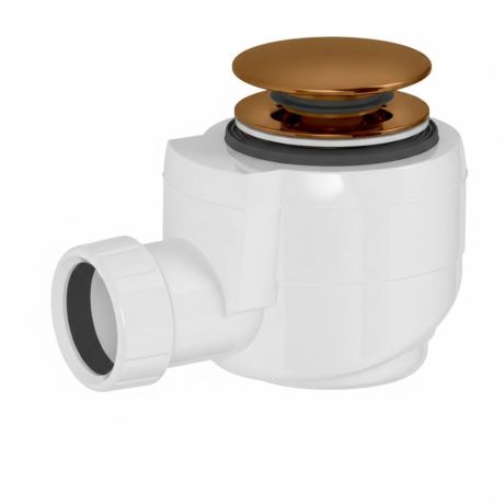 Przejdź do produktu Odpływ wannowy DN40, klik-klak, miedź mat