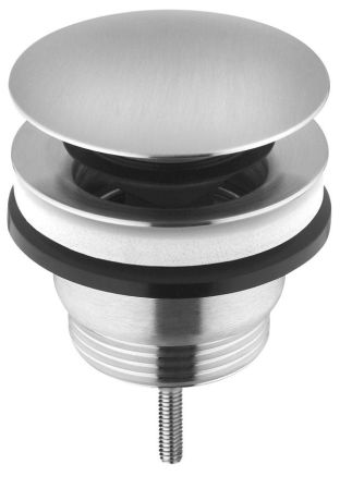 Przejdź do produktu MINIMAL odpływ umywalkowy 5/4”, click-clack, duży korek, stal nierdzewna mat