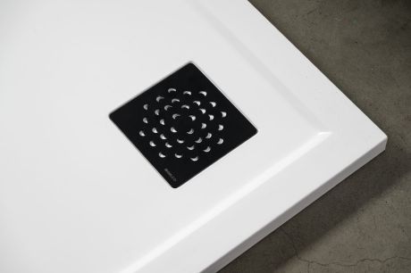 Przejdź do produktu Syfon do brodzików, średnica 90mm, DN40, korek czarny