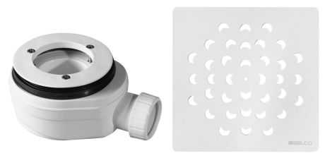 Przejdź do produktu Syfon do brodzików, średnica 90mm, DN40, korek biały