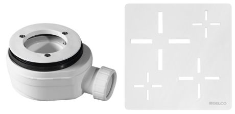 Przejdź do produktu Syfon do brodzików, średnica 90mm, DN40, korek biały