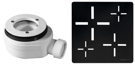 Przejdź do produktu Syfon do brodzików, średnica 90mm, DN40, korek czarny