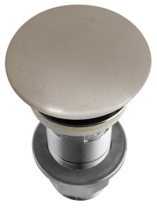 Korek umywalkowy 5/4'', klik-klak, betonowy grzybek, 10-80mm, piaskowy półpołysk