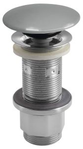 Korek umywalkowy 5/4'', klik-klak, betonowy grzybek, 10-80mm, szary półpołysk