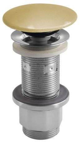 Przejdź do produktu Korek umywalkowy 5/4'', klik-klak, betonowy grzybek, 10-80mm, żółty półpołysk