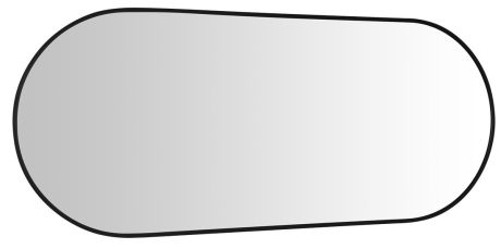 Przejdź do produktu AROWANA lustro owalne w ramie 120x50cm, czarny mat