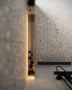 NIX półka wnękowa do prysznica ze stali nierdzewnej, 80 cm