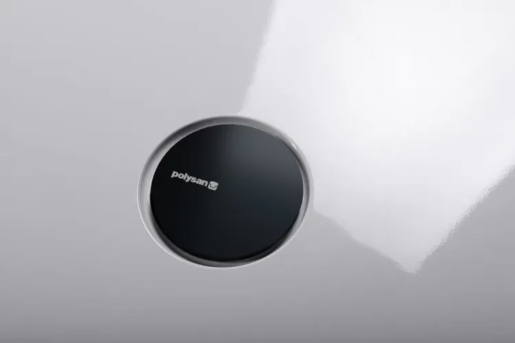 MIRAI syfon do brodzików, średnica 90mm, DN40, maskownica gun metal