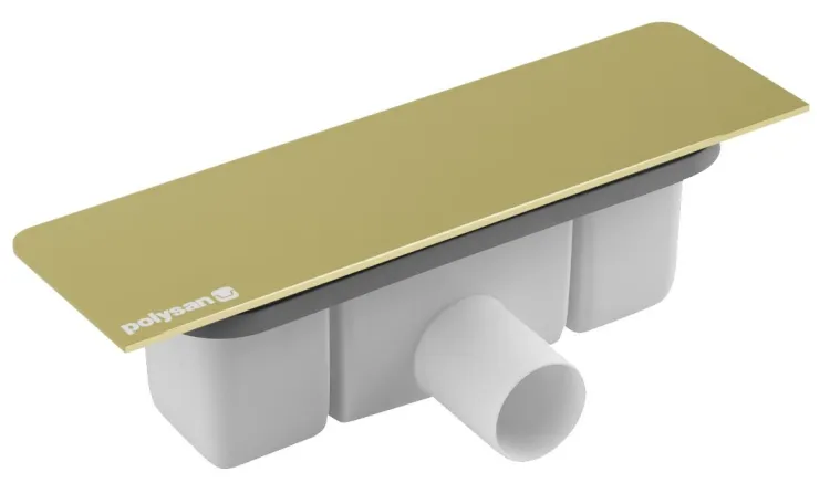 KAZUKO syfon brodzikowy, DN40, maskownica złoto