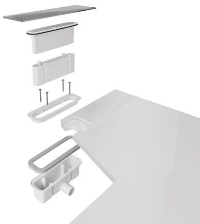 Przejdź do produktu KAZUKO syfon brodzikowy, DN40, maskownica złoto