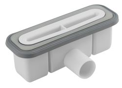 KAZUKO syfon brodzikowy, DN40, maskownica gun metal