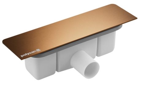 Przejdź do produktu KAZUKO syfon brodzikowy, DN40, maskownica miedź mat