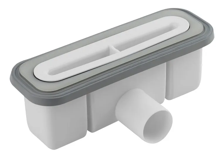 KAZUKO syfon brodzikowy, DN40, maskownica miedź mat