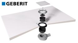 TRENECA syfon do brodzików, średnica 90mm, DN40, maskownica złoto mat