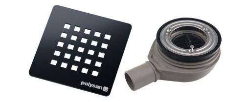 Przejdź do produktu TRENECA syfon do brodzików, średnica 90mm, DN40, maskownica gun metal