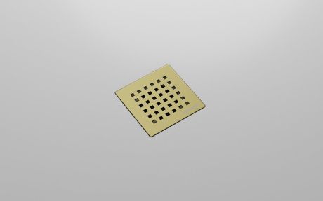 Przejdź do produktu FLEXIA syfon do brodzików, średnica 90mm, DN40, maskownica złoto