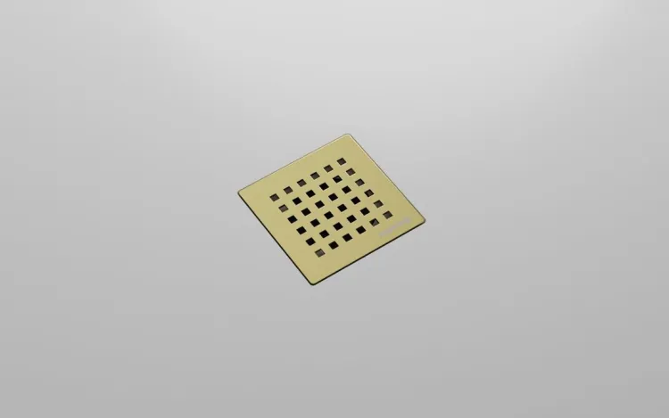 FLEXIA syfon do brodzików, średnica 90mm, DN40, maskownica złoto