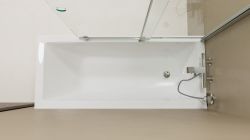 ROLLS parawan wannowy 1000x1500mm, szkło czyste