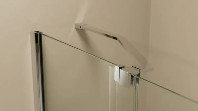 ROLLS parawan wannowy 1200x1500mm, szkło czyste