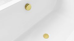 MARBLE zestaw odpływowy automatyczny, długość 800mm, złoto