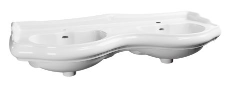 Przejdź do produktu RETRO umywalka ceramiczna podwójna 120cm, biały