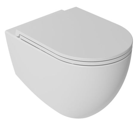 Przejdź do produktu INFINITY miska WC wisząca, Rimless, 36,5x53cm, biały mat