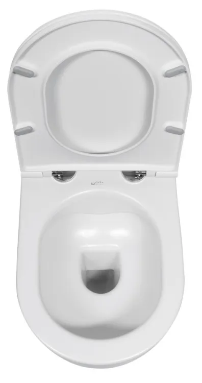 INFINITY miska WC wisząca, Rimless, 36,5x53cm, biały mat