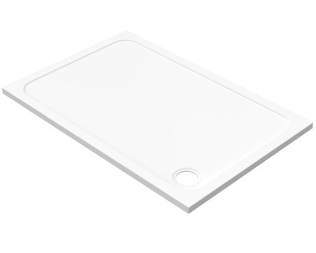 Przejdź do produktu ELZA brodzik prysznicowy kompozitowy, kwadratowy 120x80cm, biały