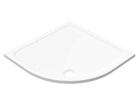 Przejdź do produktu ELZA brodzik prysznicowy kompozitowy, ćwierćokrągły 90x90cm, R550, biały