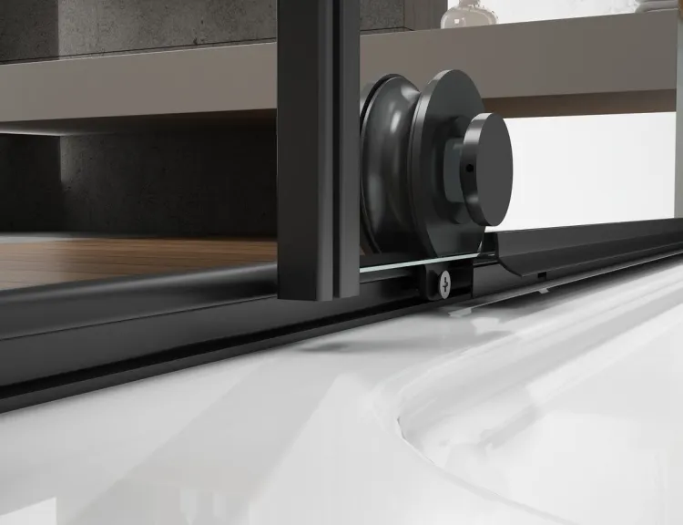 SPIRIT BLACK kabina prysznicowa 1300x1000mm wariant L/P